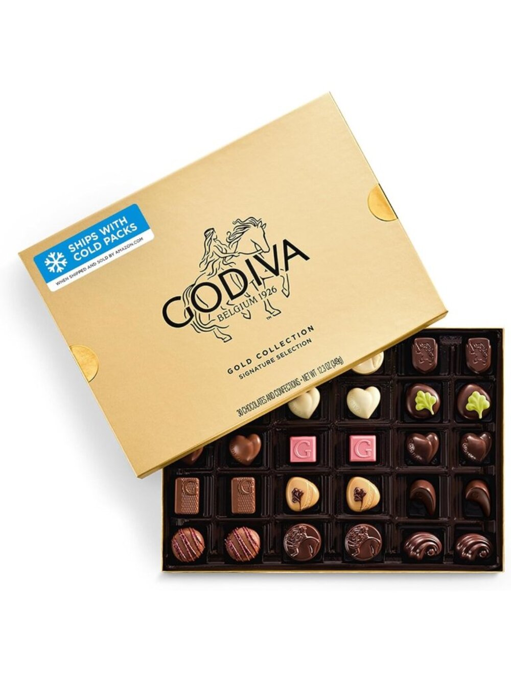 Gourmet Assorted Belgian Chocolate Gift Box - 30 Piece Sweet Treats Delight